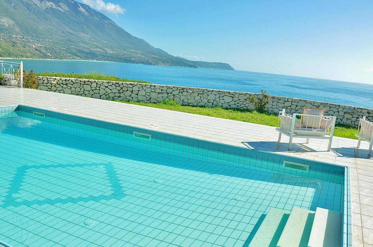 Seafront Villa Kefaloniaprivatevillas Трапезаки Екстериор снимка