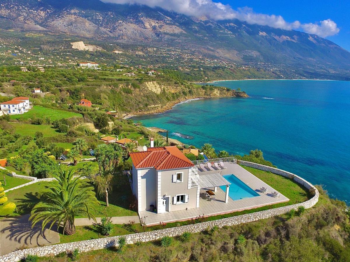 Seafront Villa Kefaloniaprivatevillas Трапезаки Екстериор снимка