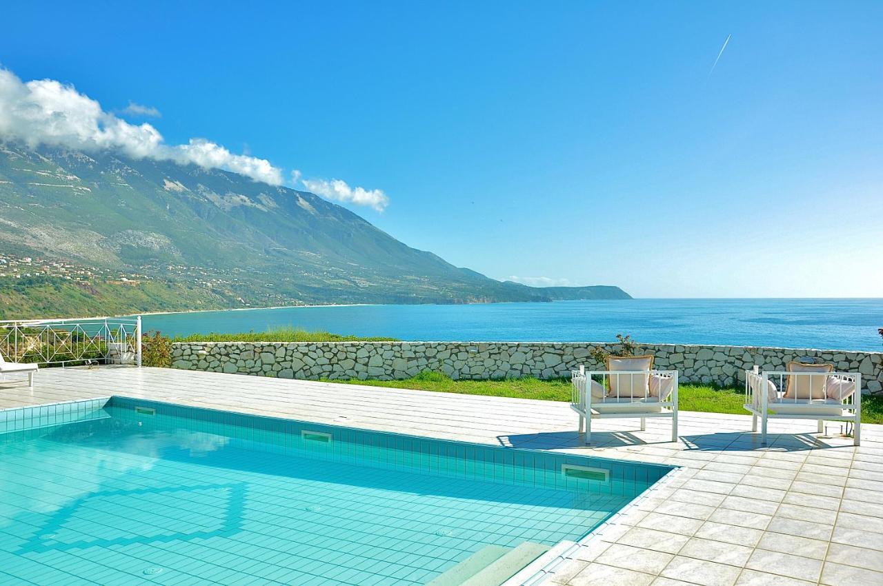 Seafront Villa Kefaloniaprivatevillas Трапезаки Екстериор снимка