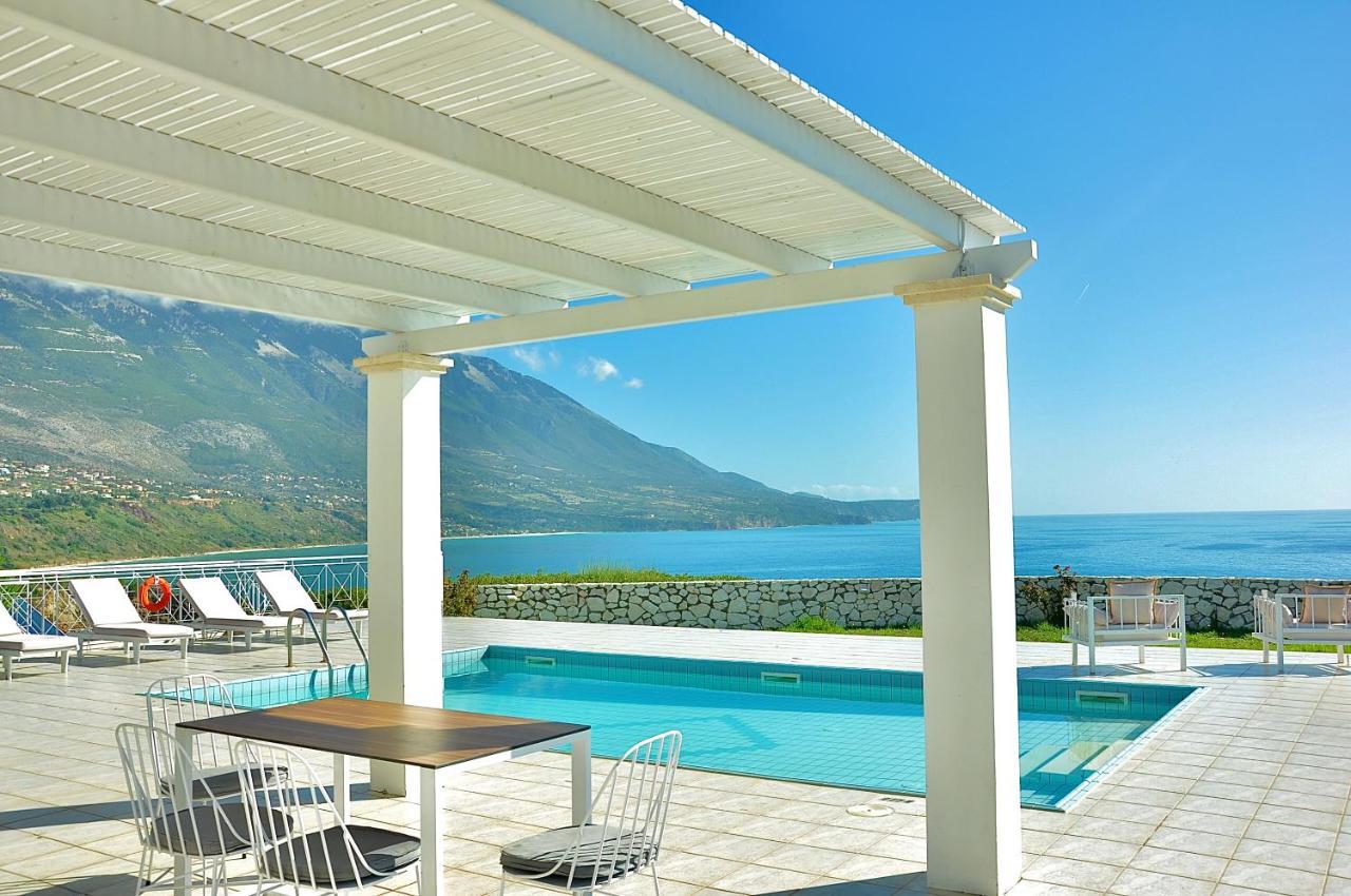 Seafront Villa Kefaloniaprivatevillas Трапезаки Екстериор снимка