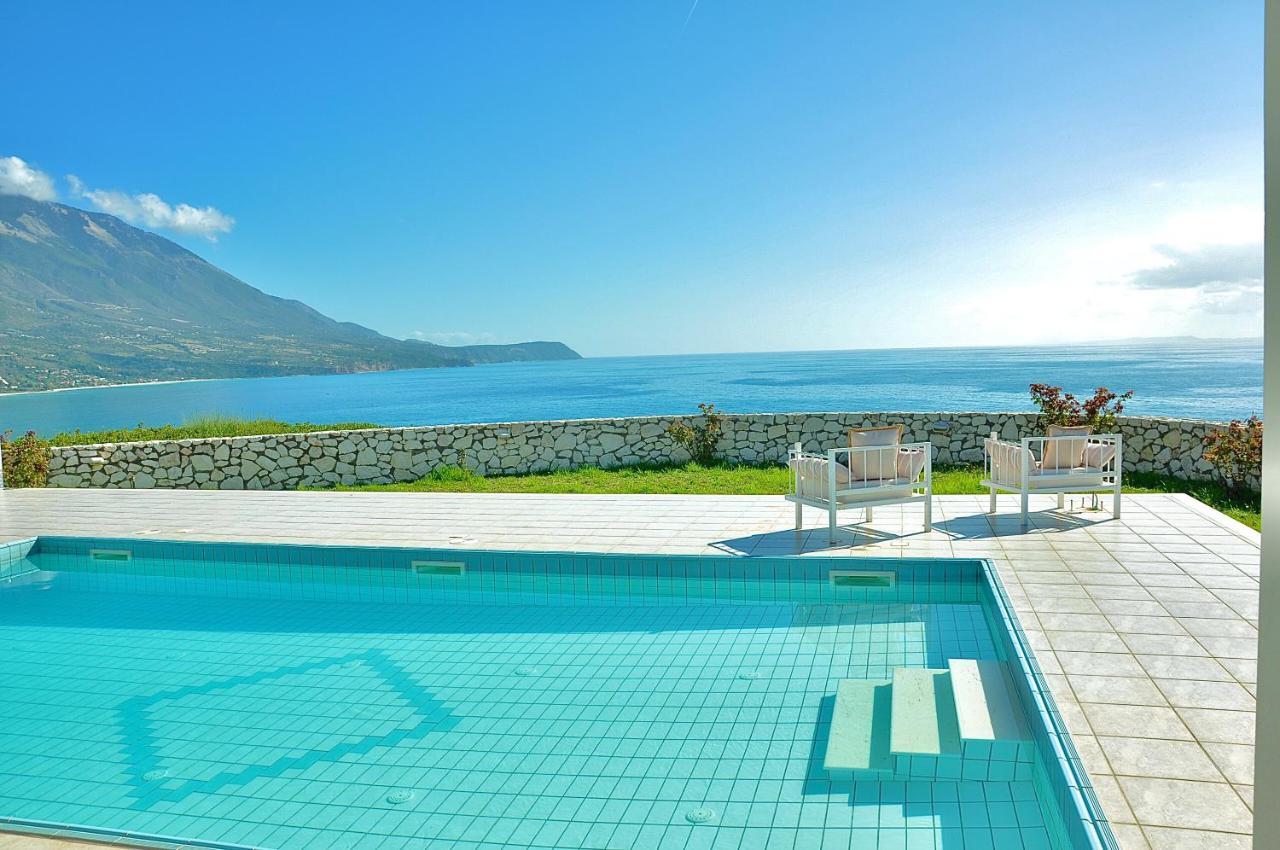 Seafront Villa Kefaloniaprivatevillas Трапезаки Екстериор снимка