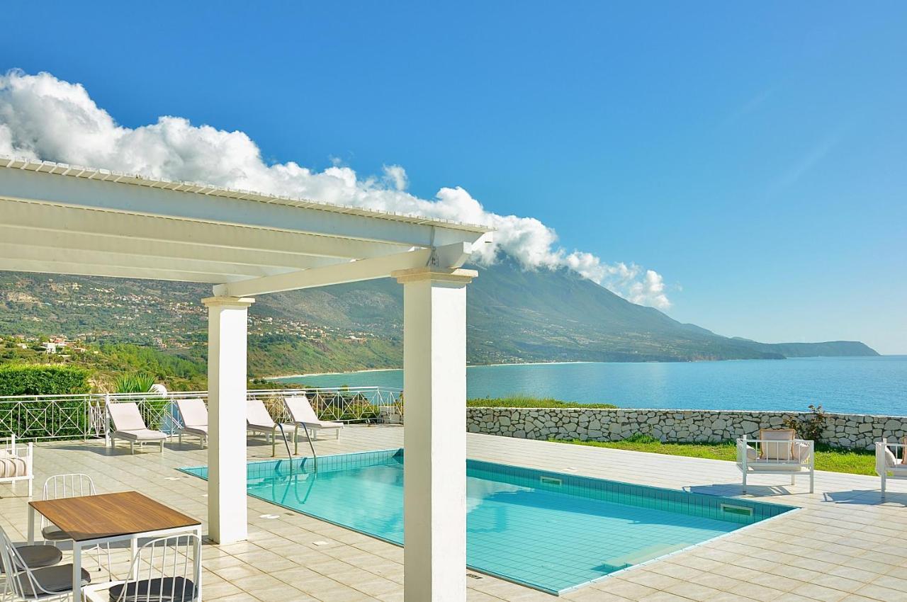 Seafront Villa Kefaloniaprivatevillas Трапезаки Екстериор снимка