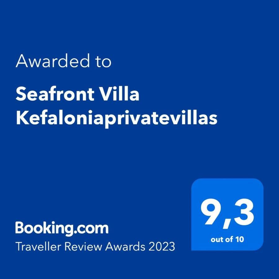 Seafront Villa Kefaloniaprivatevillas Трапезаки Екстериор снимка